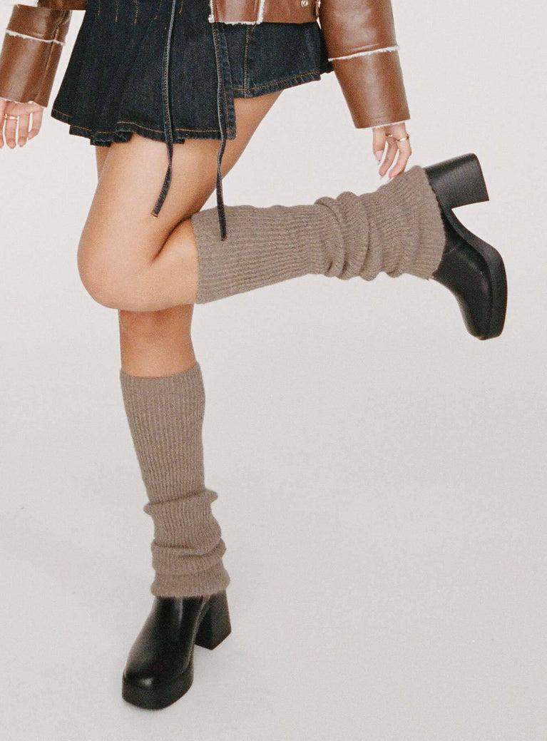 Erekson Leg Warmers Brown Product Image