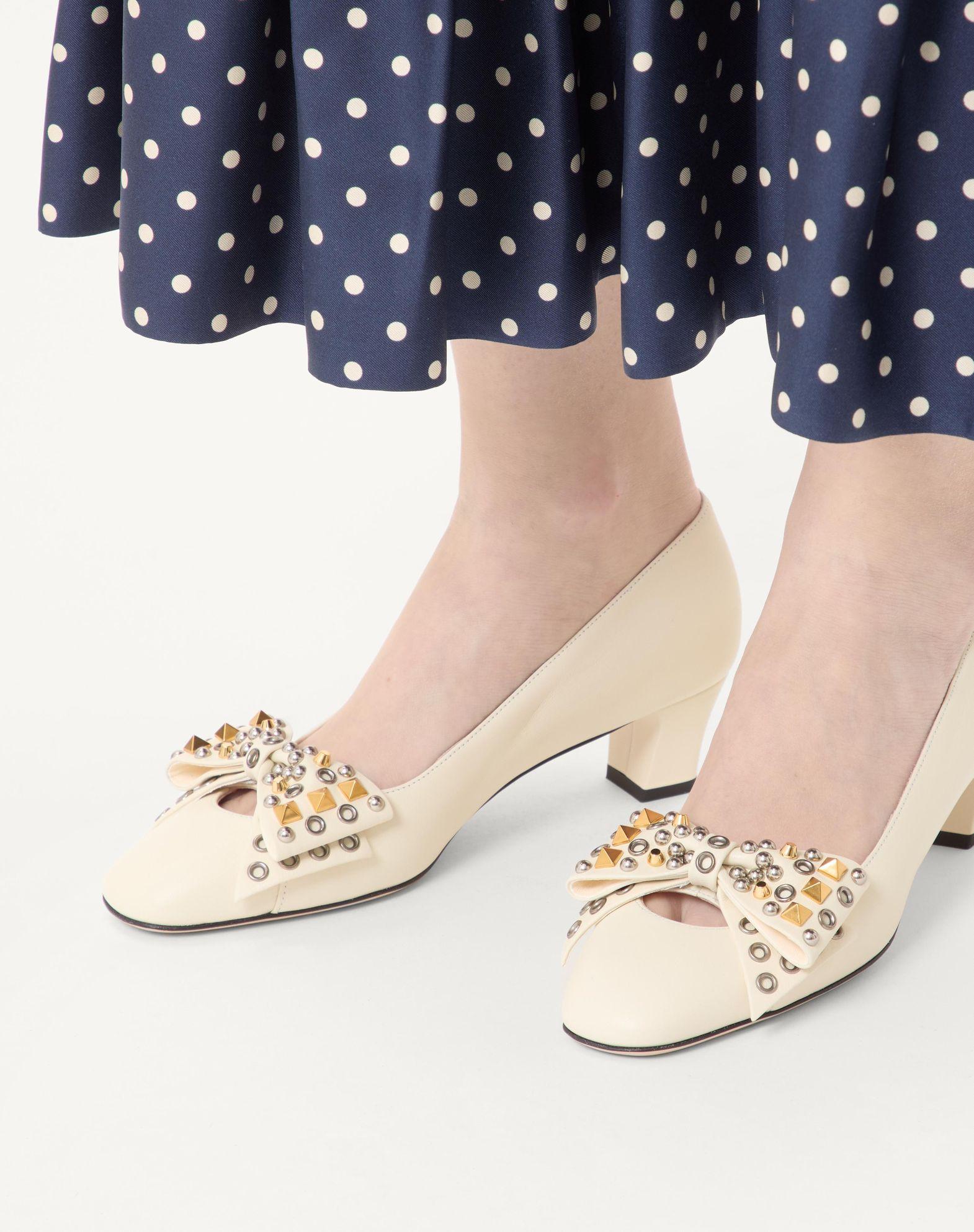 Bowow Pump In Kidskin With Studs 45Mm Product Image