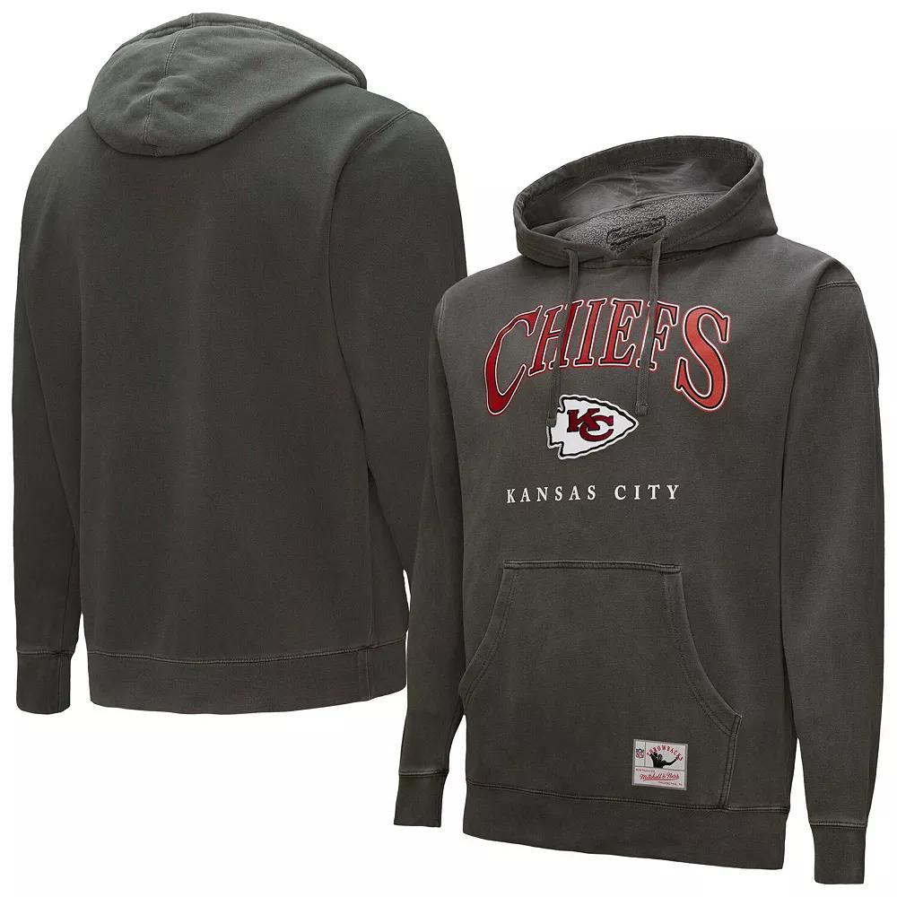 Mitchell & Ness Gray Kansas City Chiefs Pullover Hoodie, Men's,  Product Image