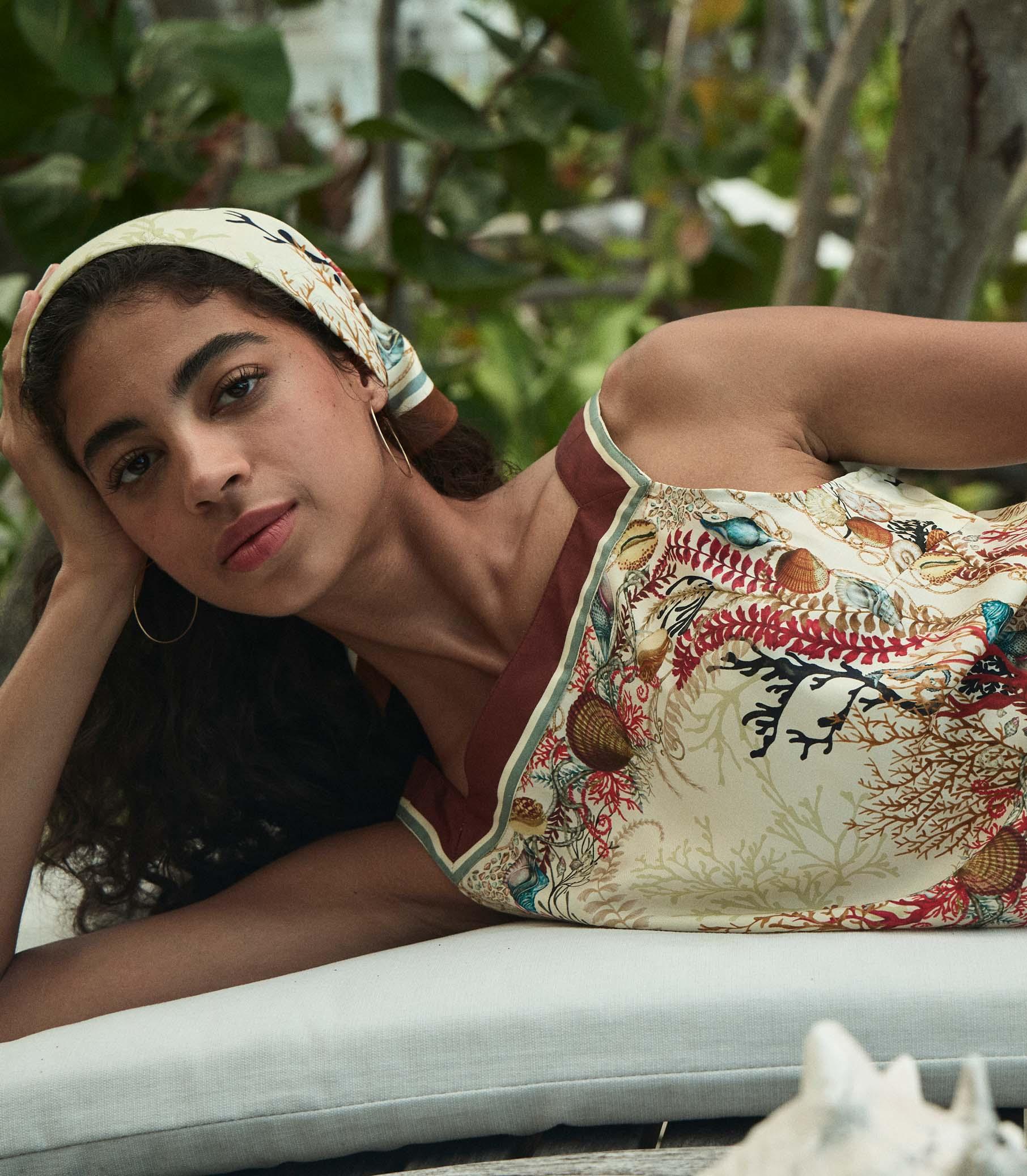 PETIT PENNY BANDANA -- COQUILLAGES DES BIARRITZ Product Image