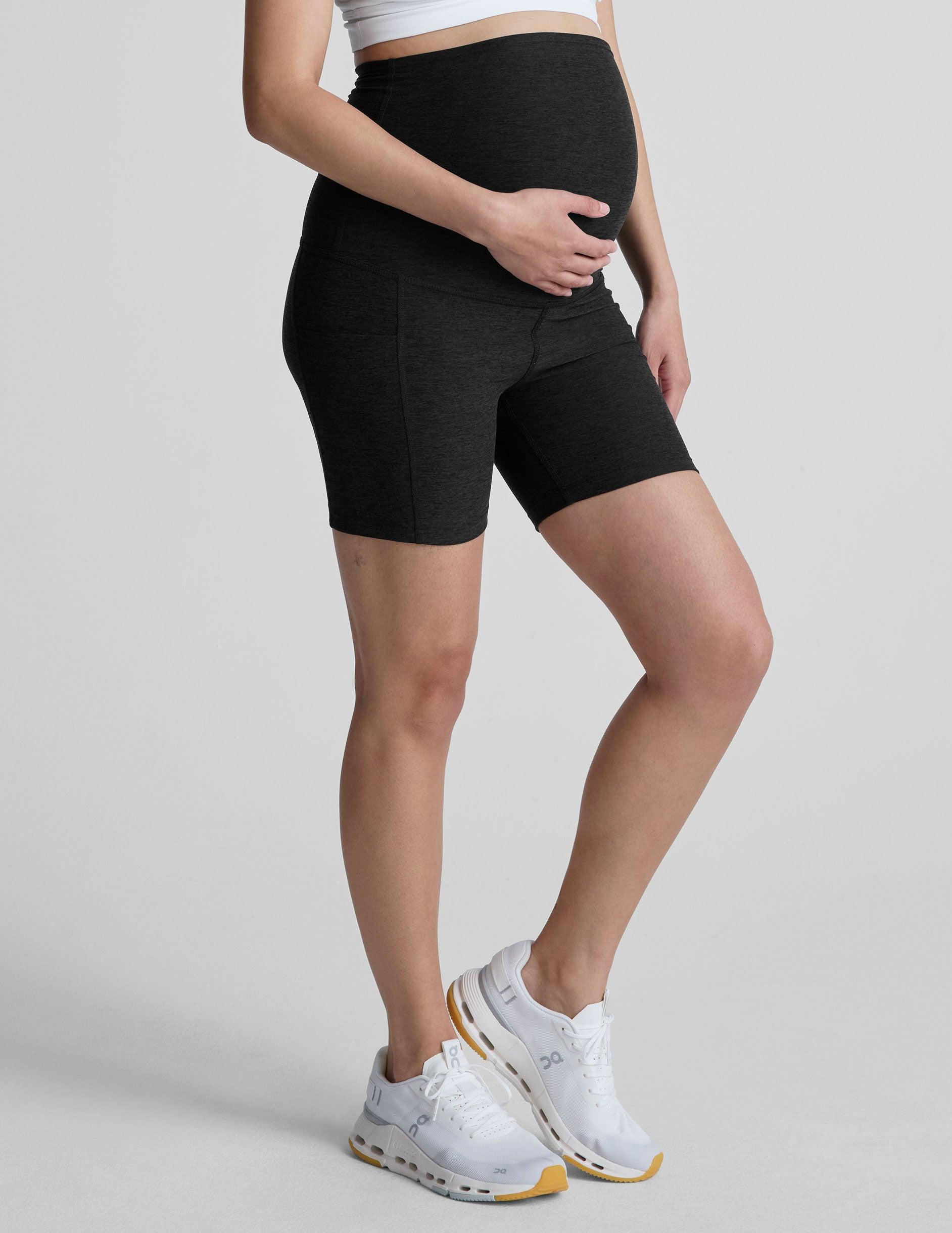 Spacedye Keep Pace 5" Maternity Pocket Biker Short Product Image