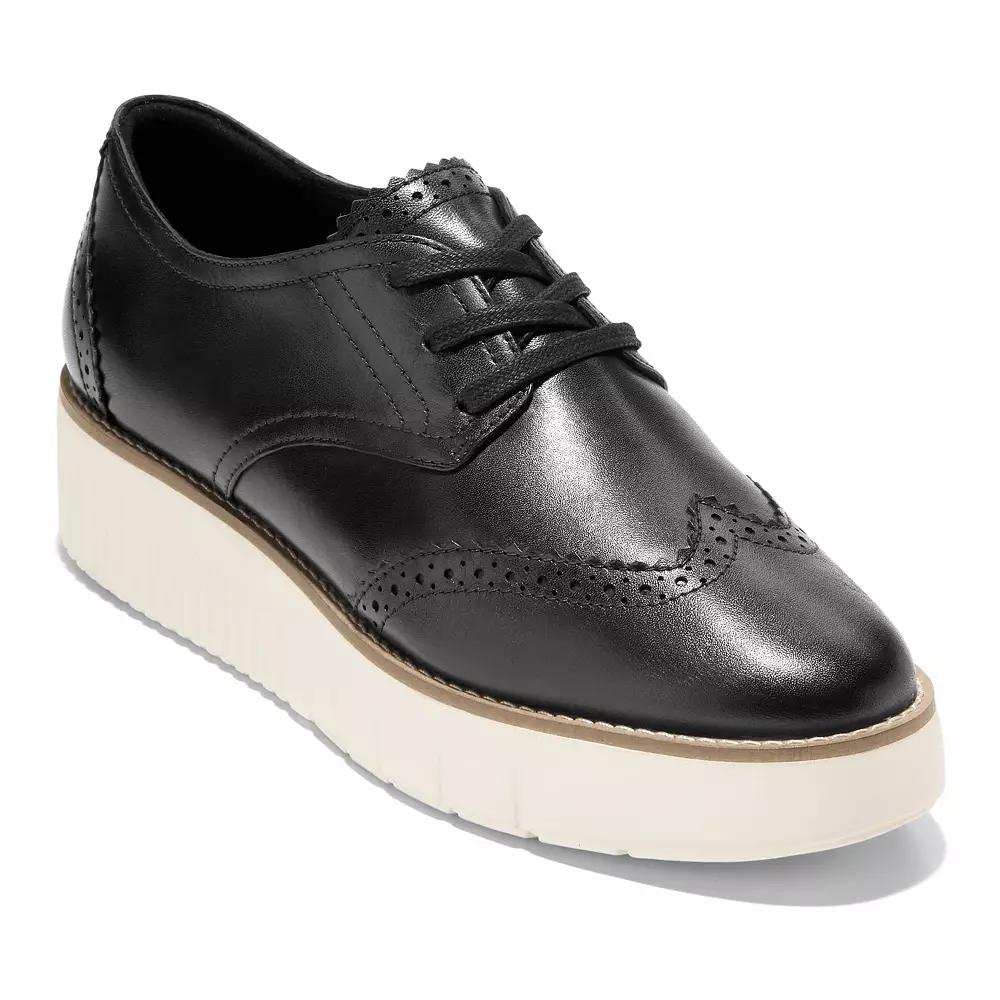 Cole Haan Grand City Women's Oxford Shoes, Size: 9, Black Ivory Product Image