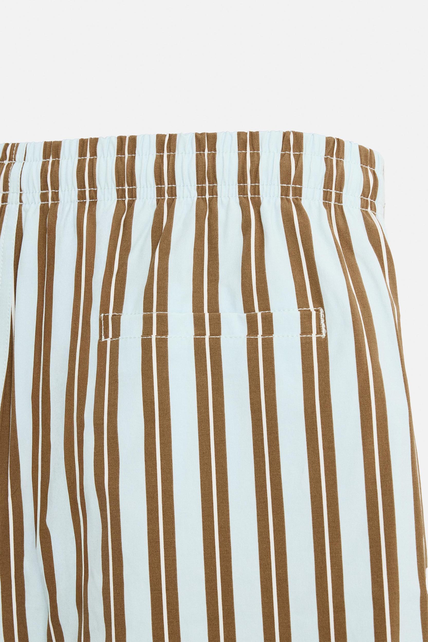 STRIPED MID-LENGTH SWIMSUIT Product Image