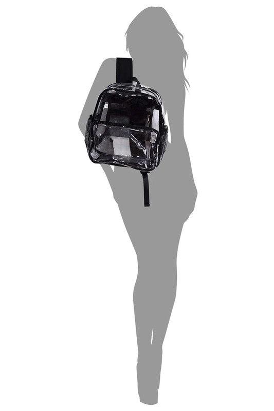 See Thru Clear Bag Backpack School Bag Product Image