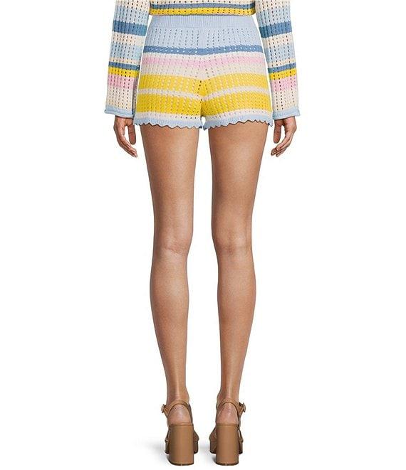 GB Off The Shoulder Striped Sweater Product Image