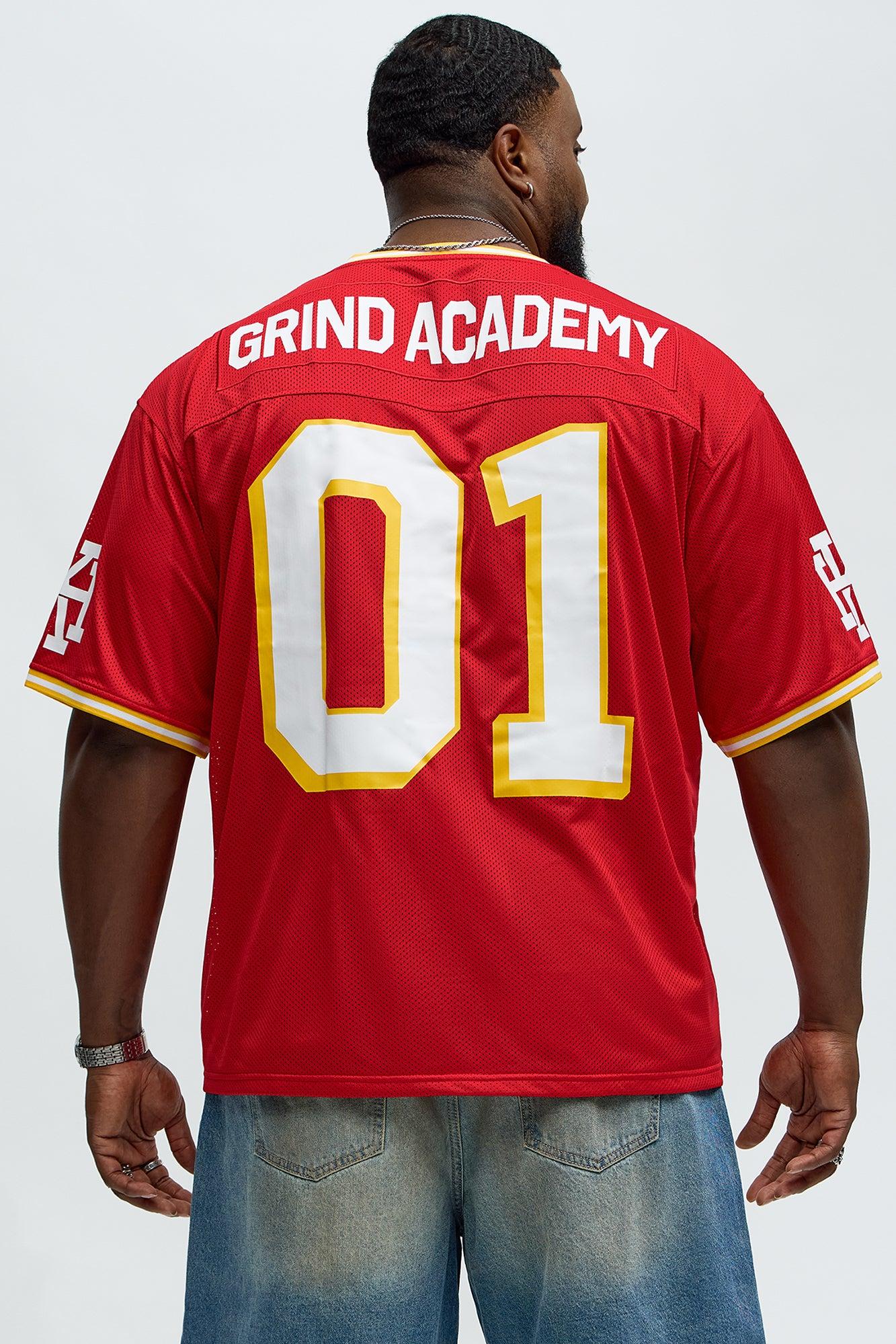Short Sleeve Grind Academy Jersey - Red Male Product Image