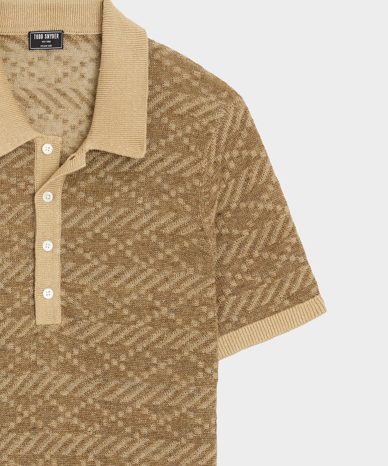 Linen Sweater Polo Product Image