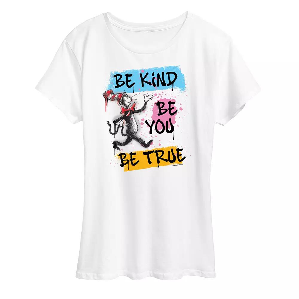 Women's Dr. Seuss Be Kind Be You Be True Graphic Tee,  Product Image