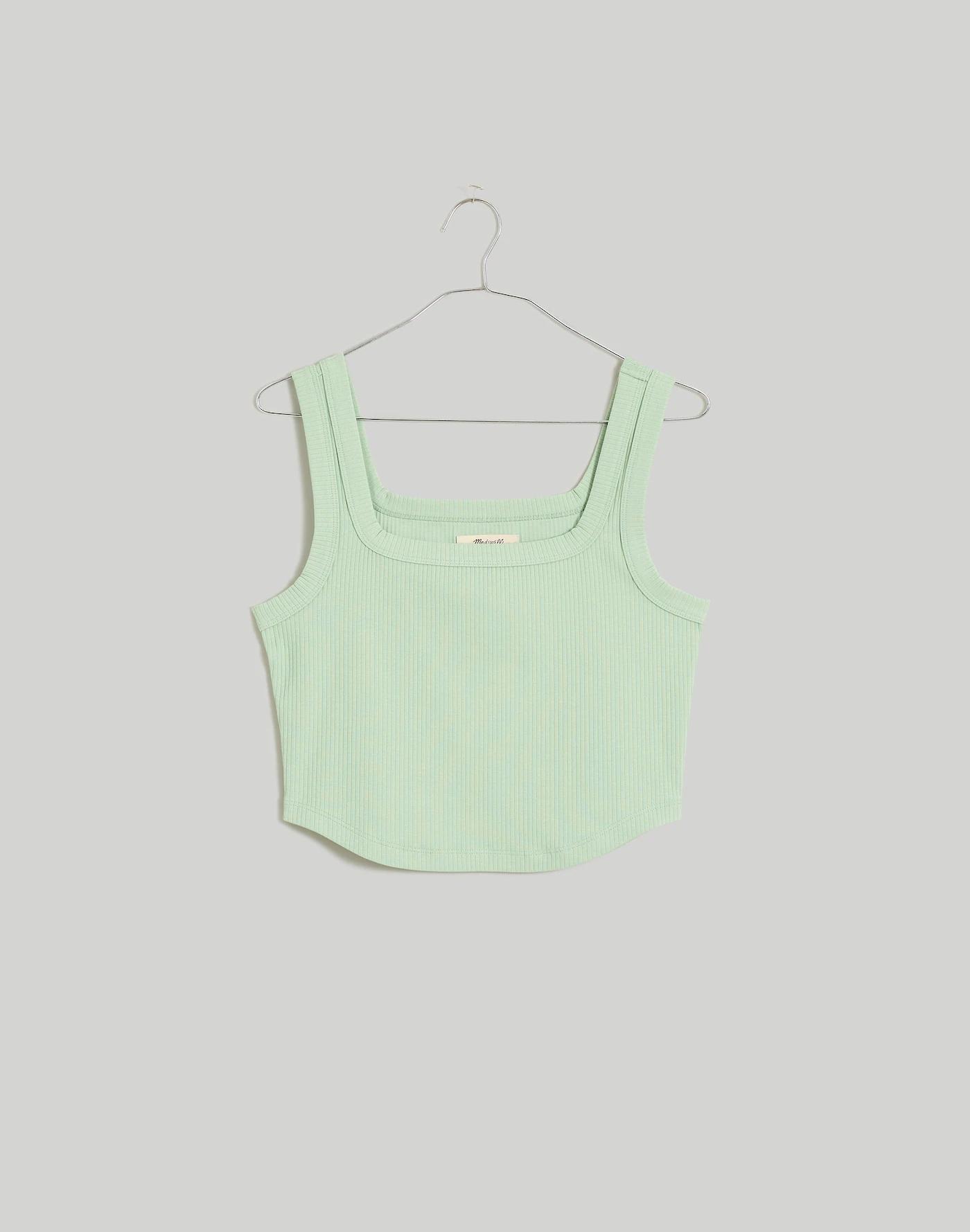 The Tailored Crop Tank in Sleekhold Product Image