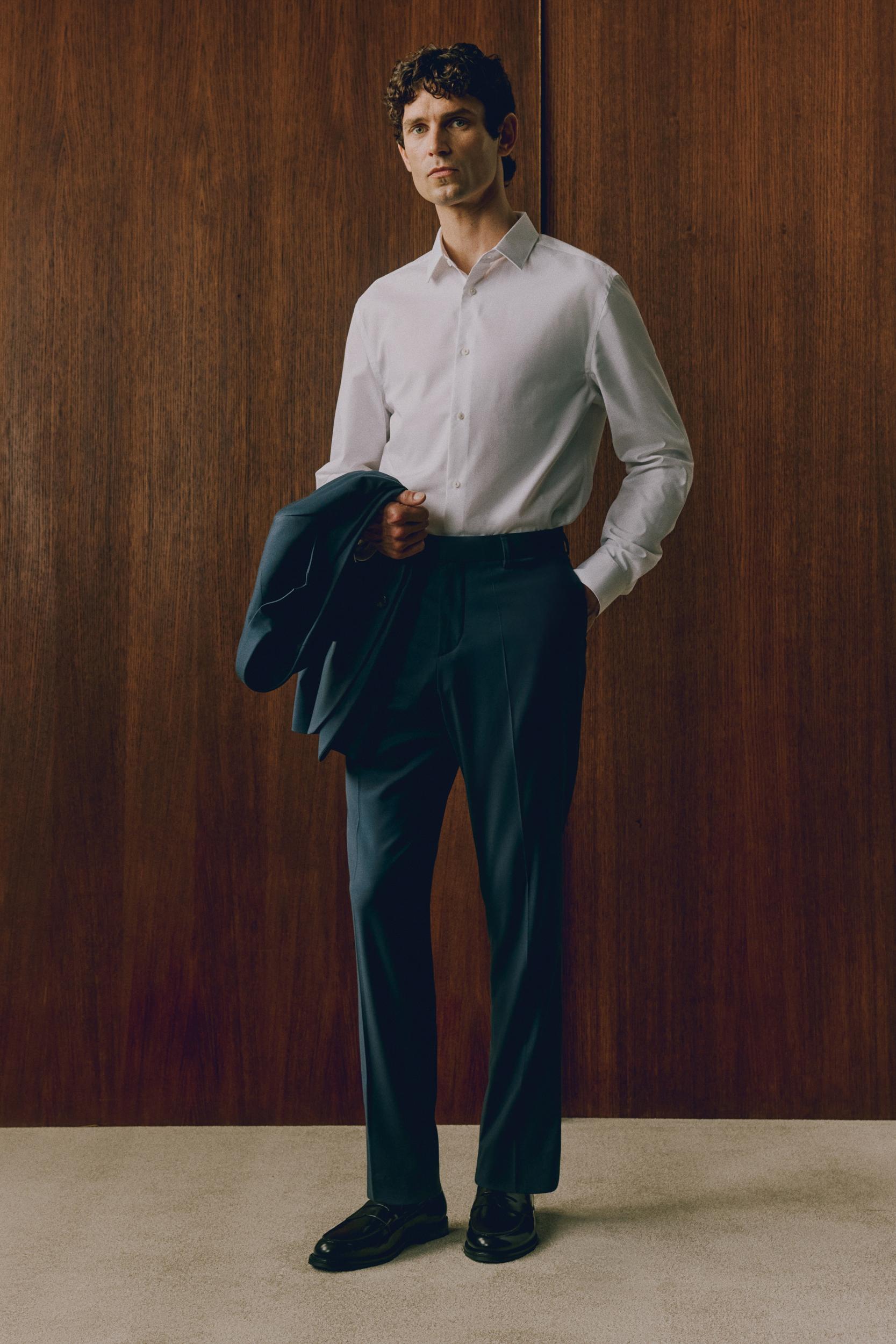 Slim Fit Easy-iron Shirt Product Image