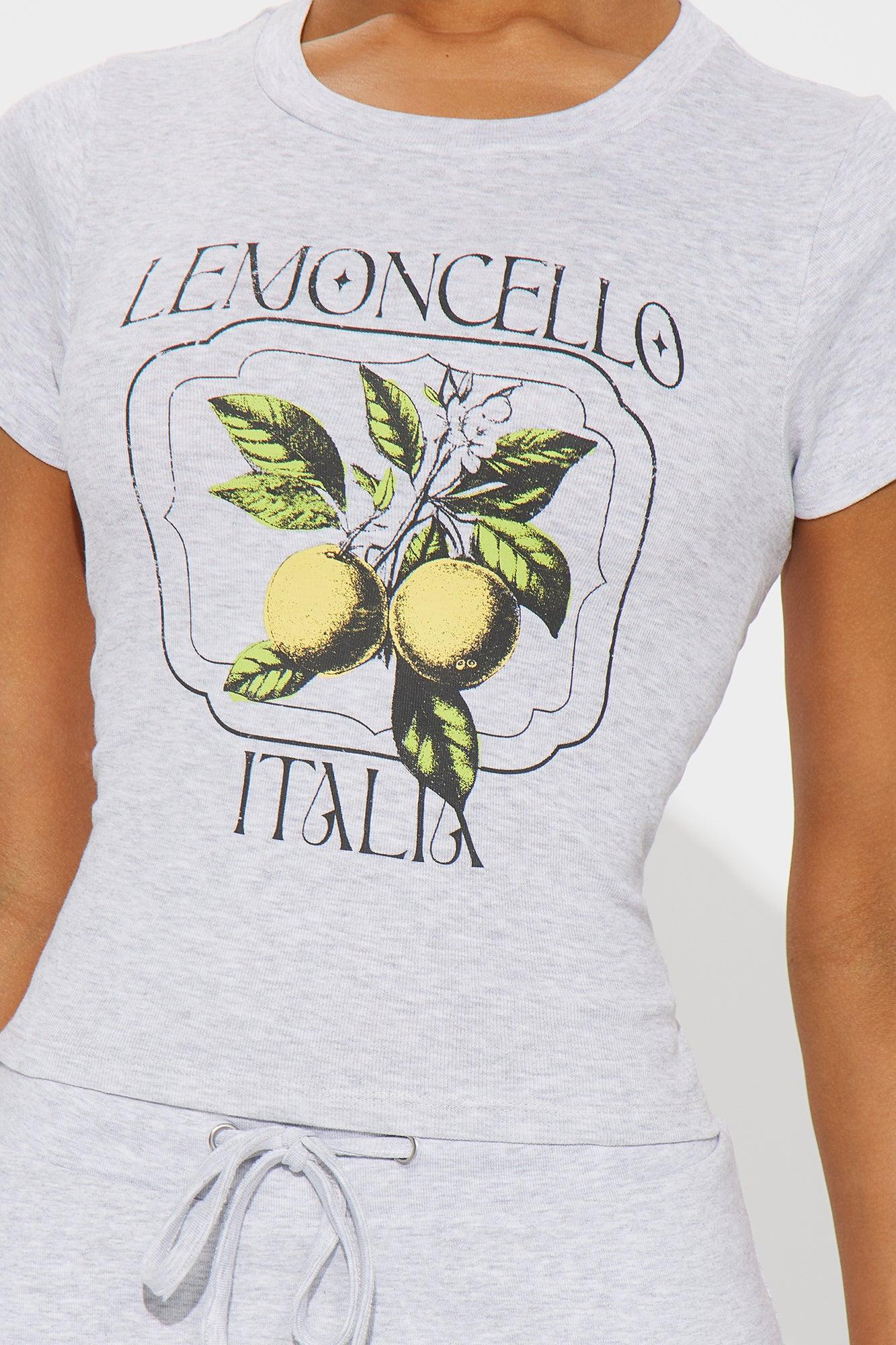 Lemoncello Time Short Set - Grey/combo Product Image