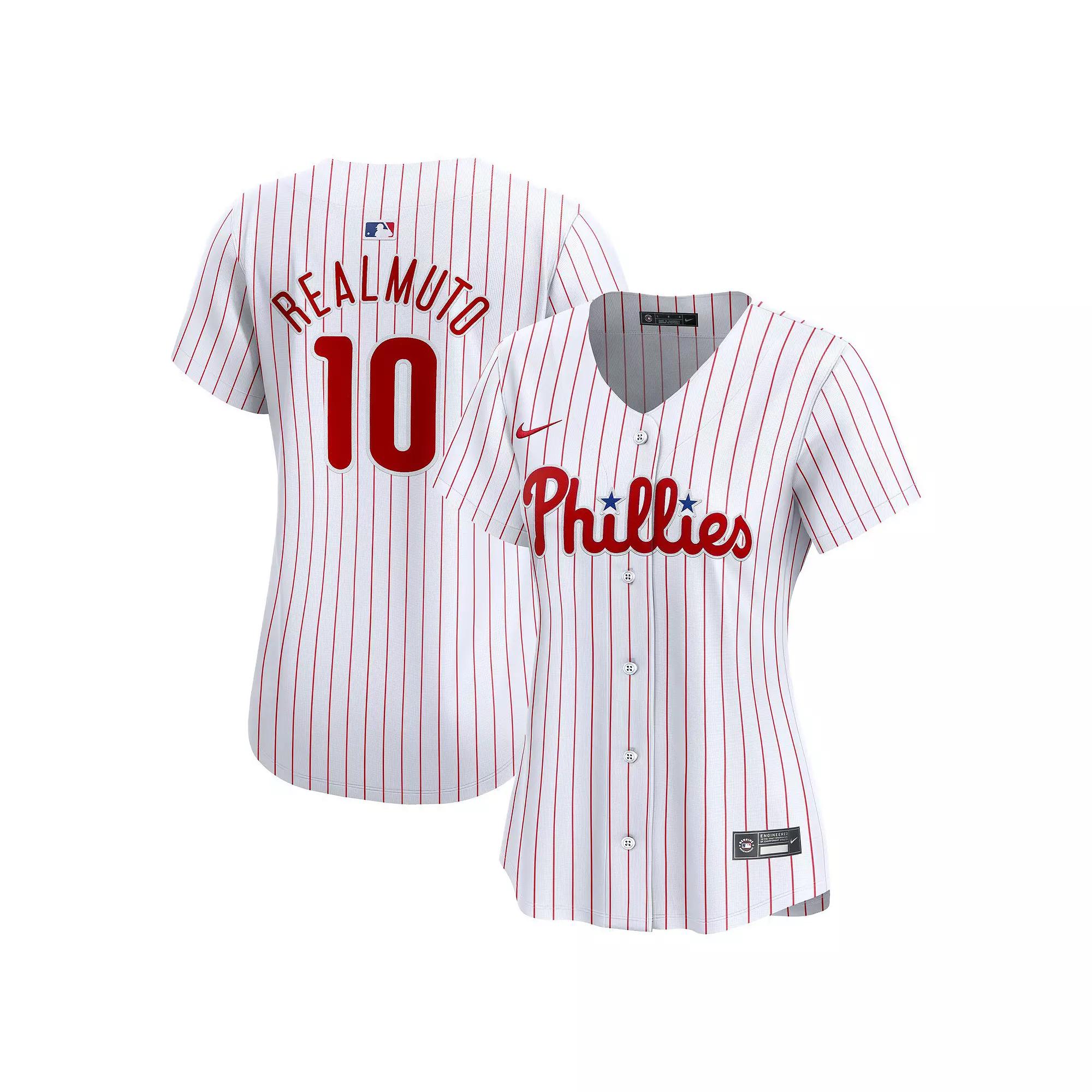 Women's Nike J.T. Realmuto White Philadelphia Phillies Home Limited Player Jersey,  Product Image