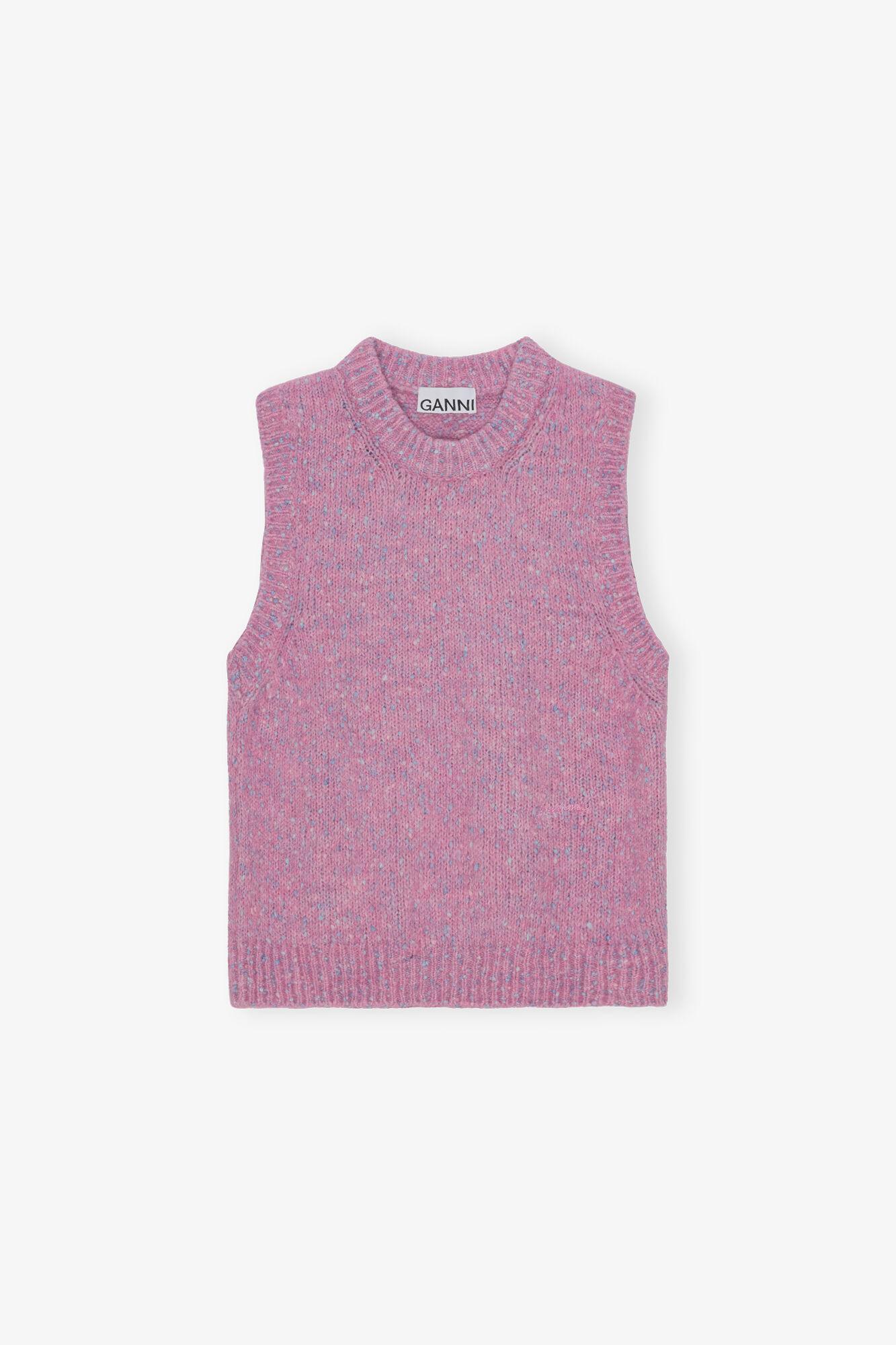Pink Knit Vest Product Image
