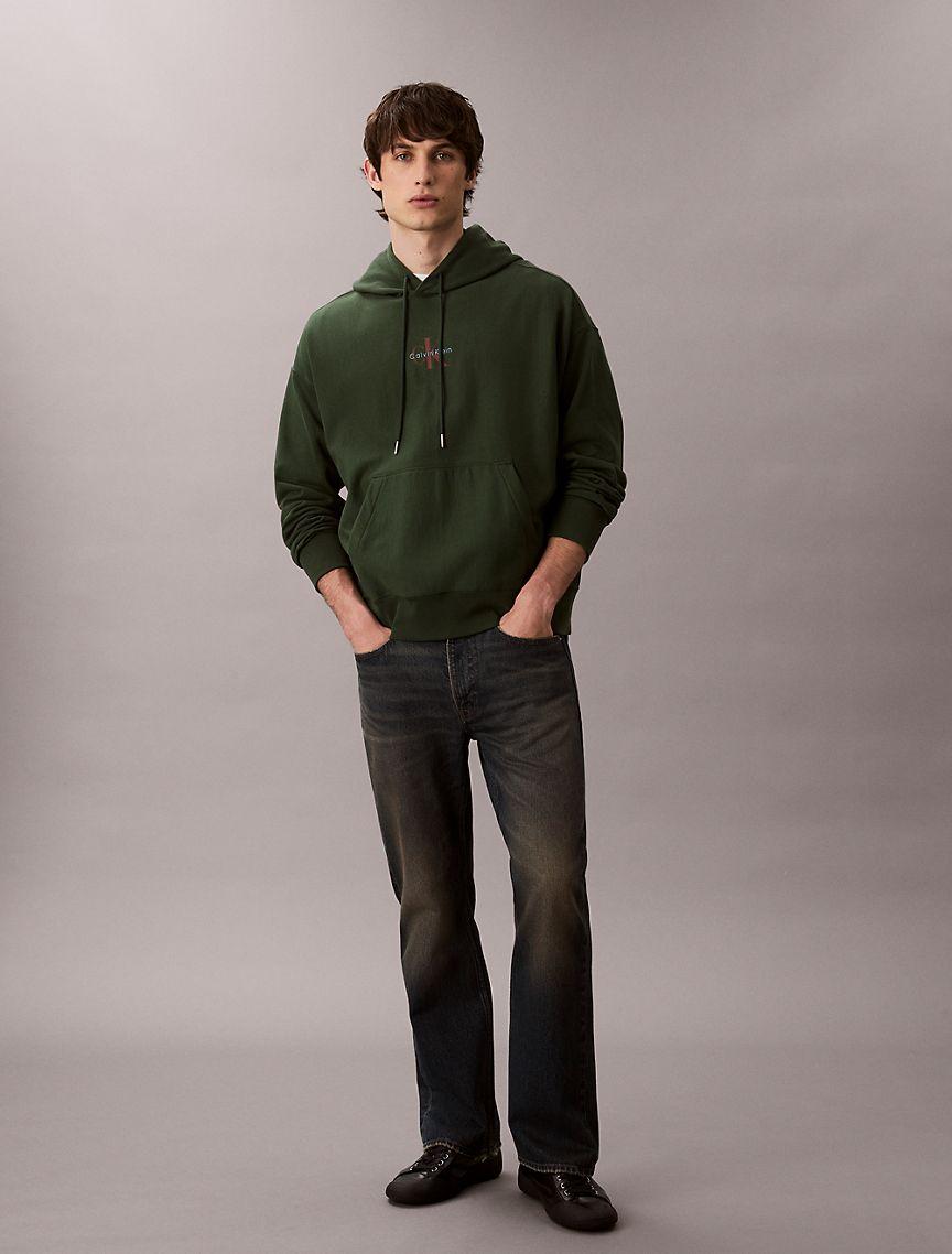 Monogram Logo Premium Fleece Hoodie Product Image