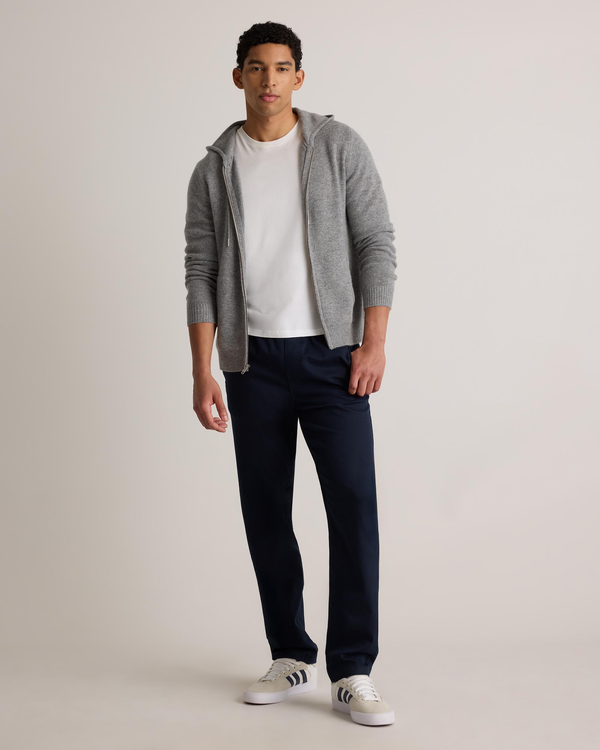 Quince | Men's Mongolian Cashmere Full-Zip Hoodie Product Image