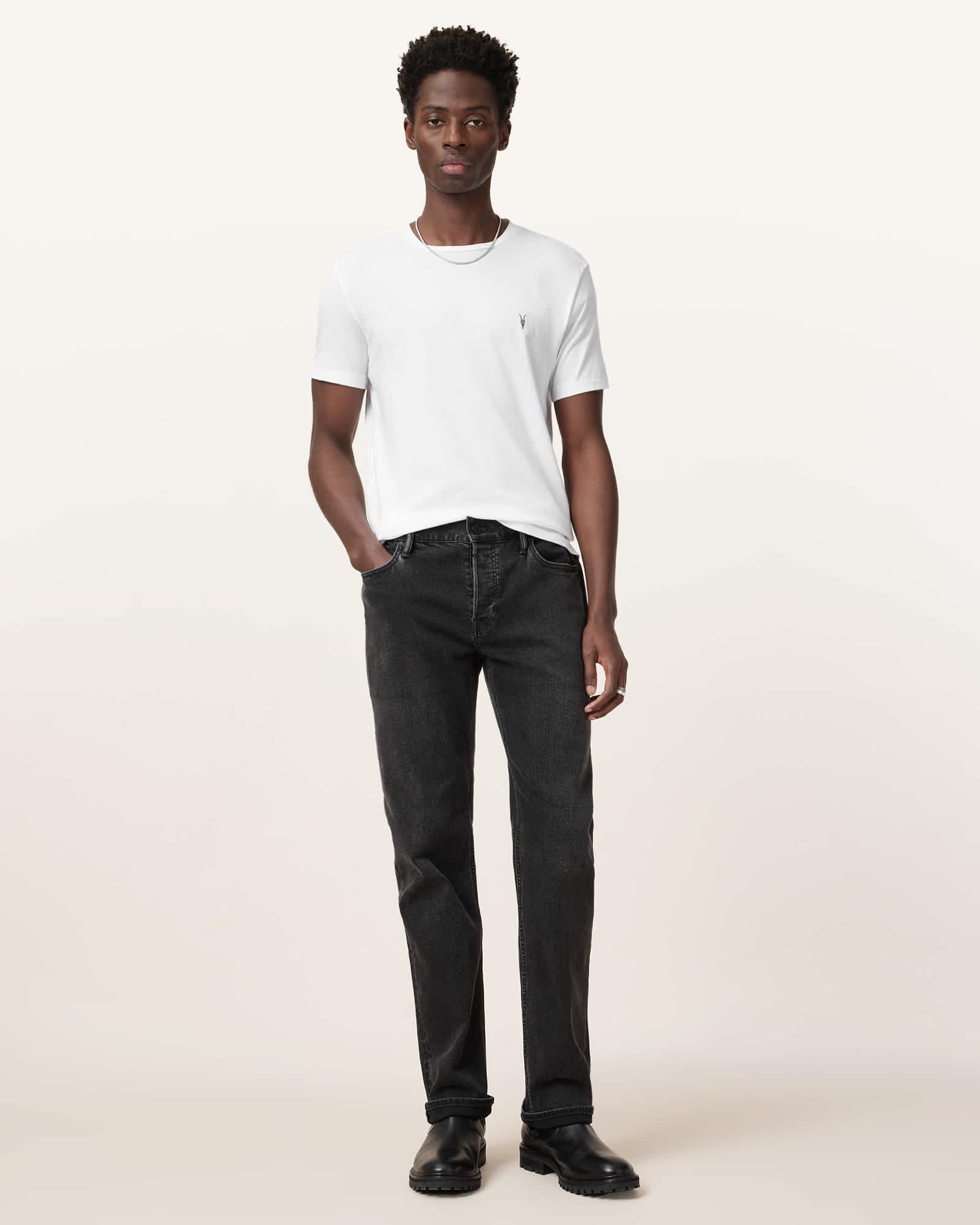 Tonic Crew Neck Slim Ramskull T-Shirt Product Image