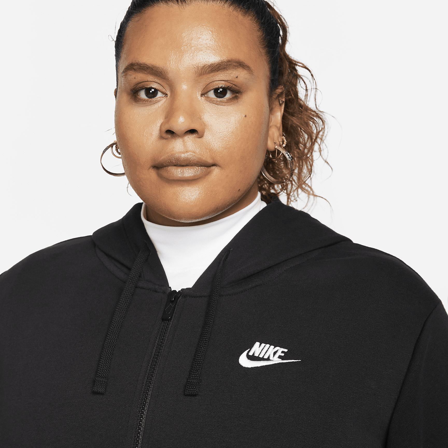 Nike Sportswear Club Fleece Women's Full-Zip Hoodie (Plus Size) Product Image