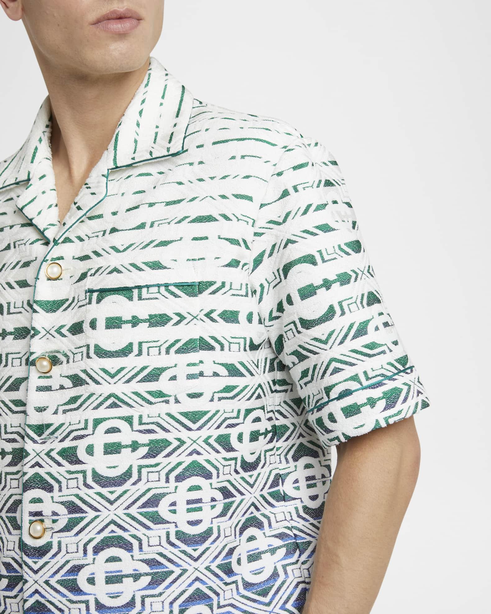 Men's Monogram Gradient Toweling Camp Shirt Product Image