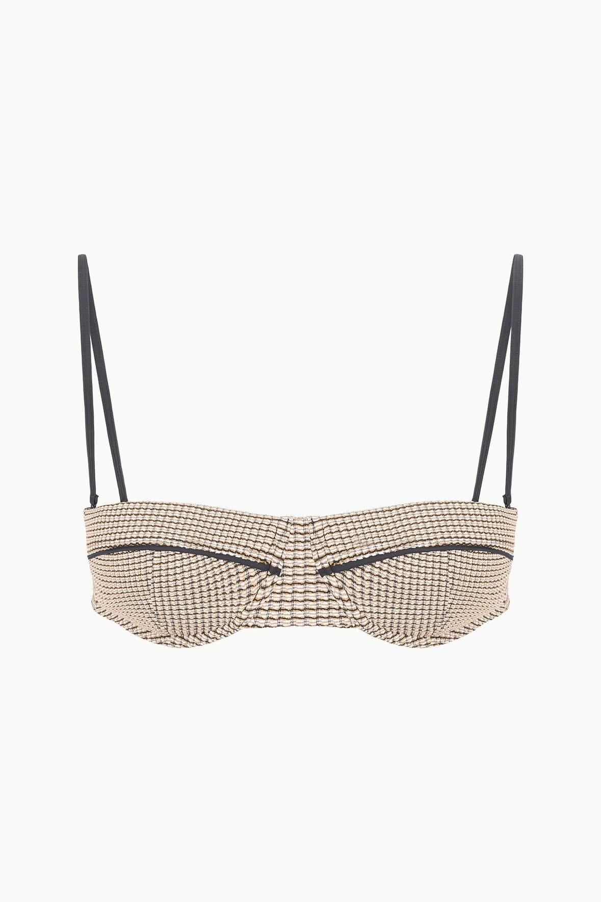 JO BALCONETTE BIKINI TOP | NATURAL PIQUE Product Image