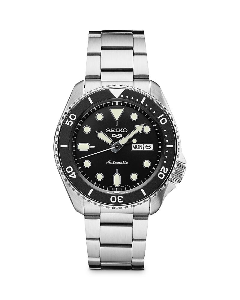 Seiko Mens Seiko 5 Sports Automatic Black Nylon Strap Watch Product Image