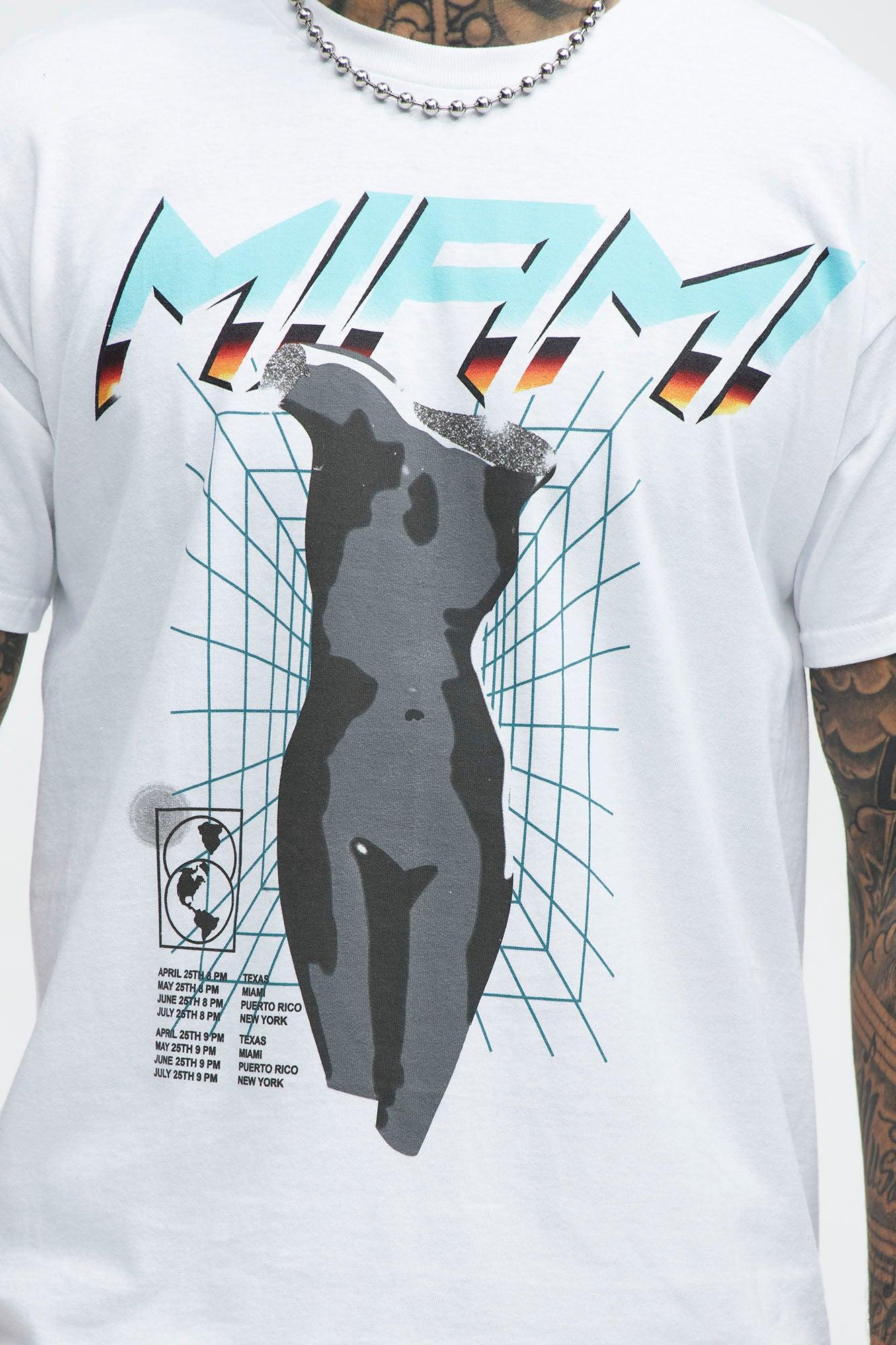 Miami Chrome Short Sleeve Tee - White Product Image