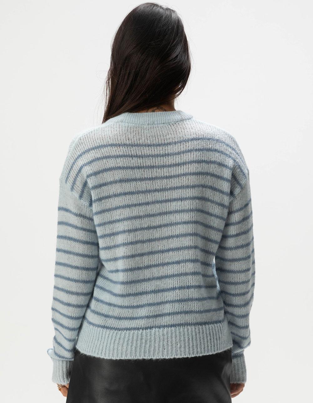 JJXX Penelope Striped Womens Sweater - BLUE Product Image