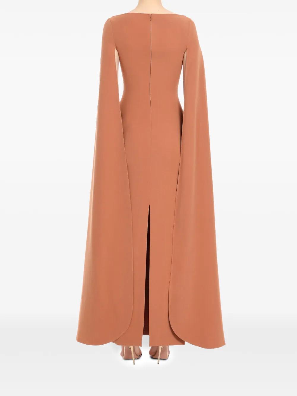 The Sadie cape-design maxi dress Product Image