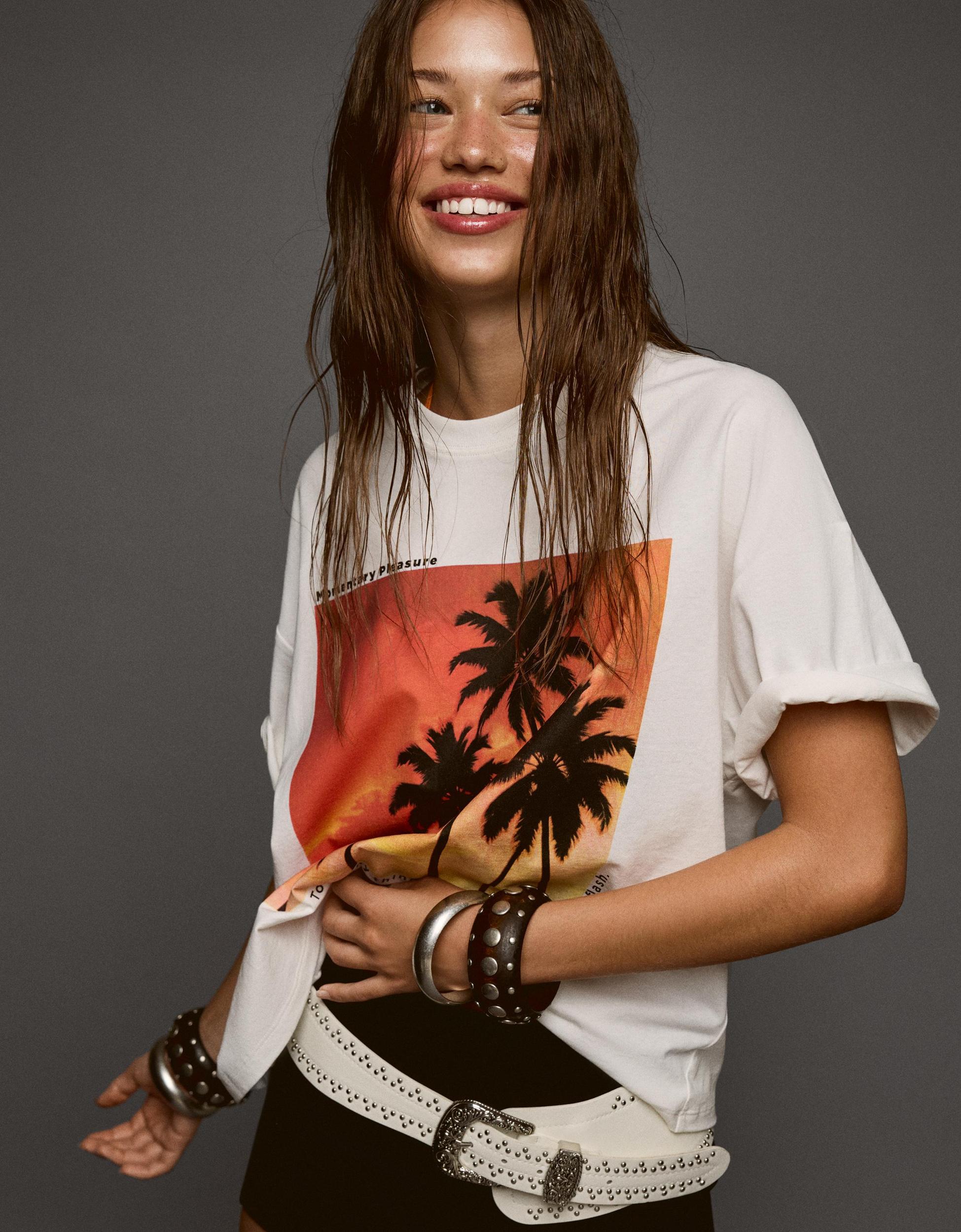 Short sleeve T-shirt with print Product Image