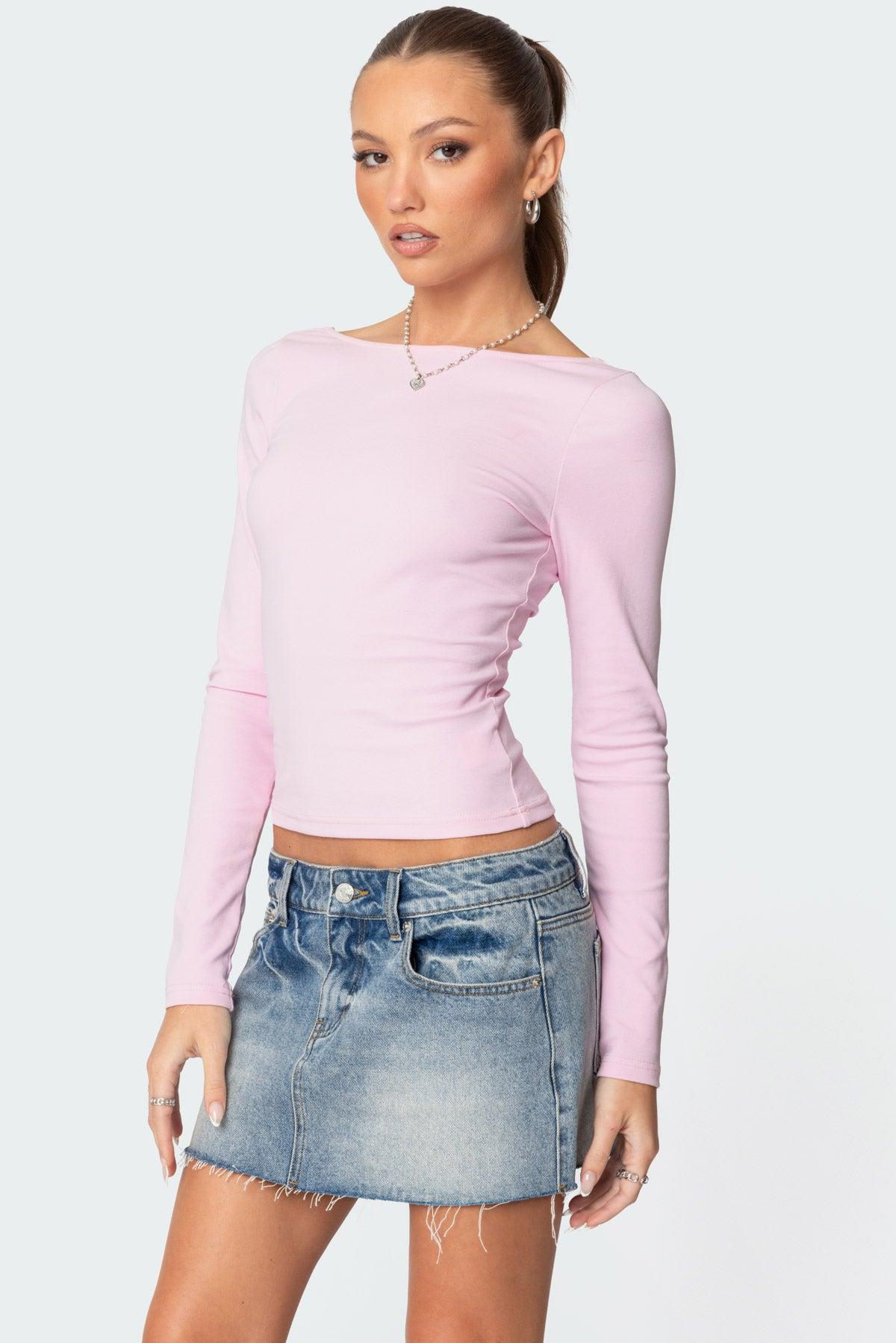 Nila Backless Boat Neck Top Product Image