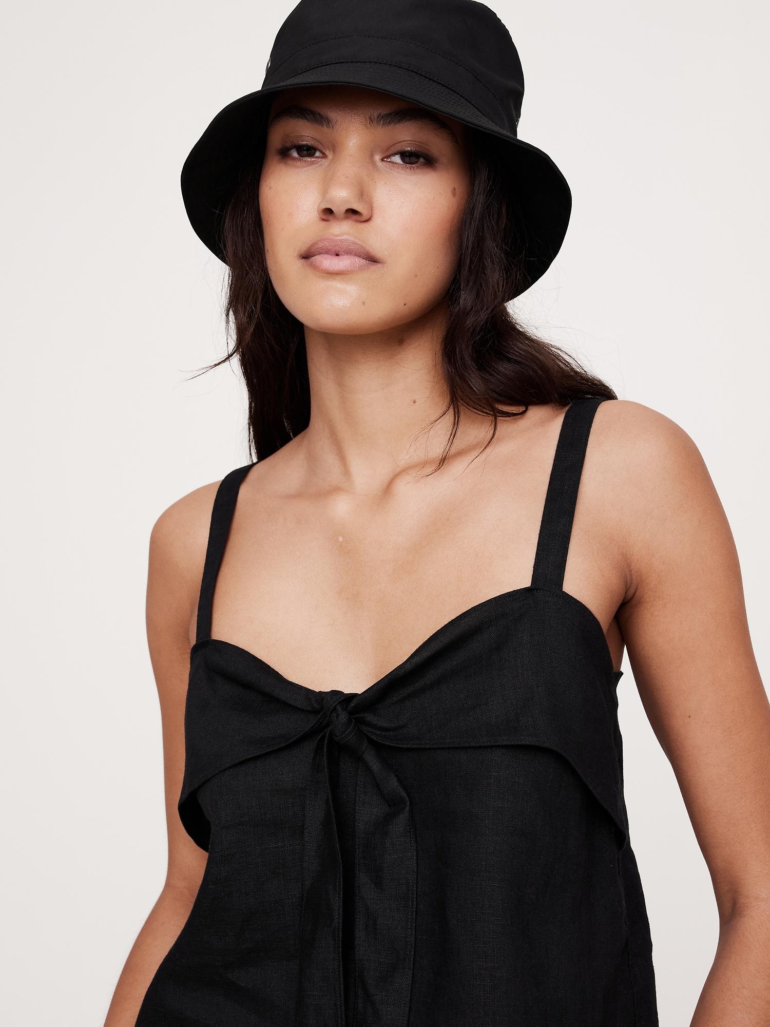 Linen Tie-Front Tank Product Image