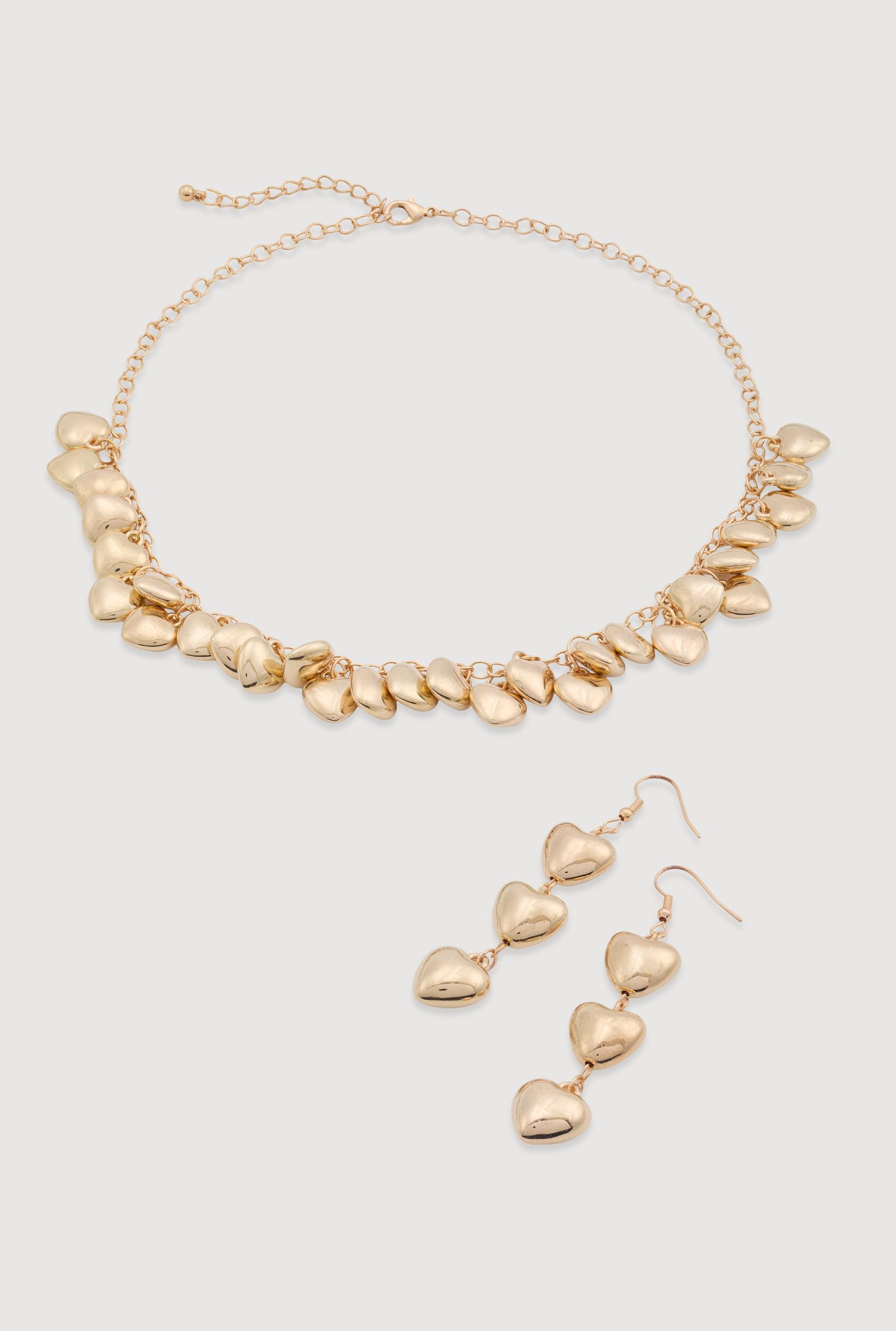 Wavy Metallic Drop Earrings Male Product Image