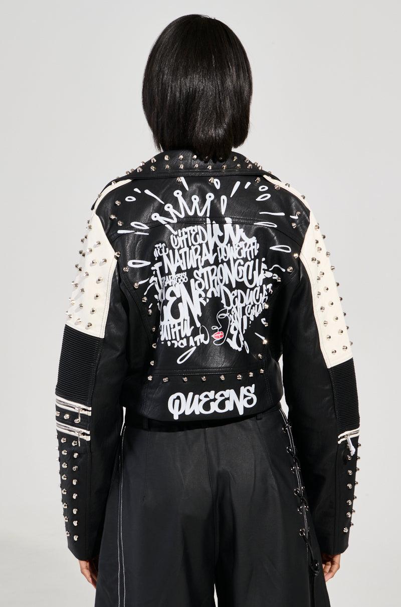 FROM THE BRONX FUR TRIM MOTO Product Image