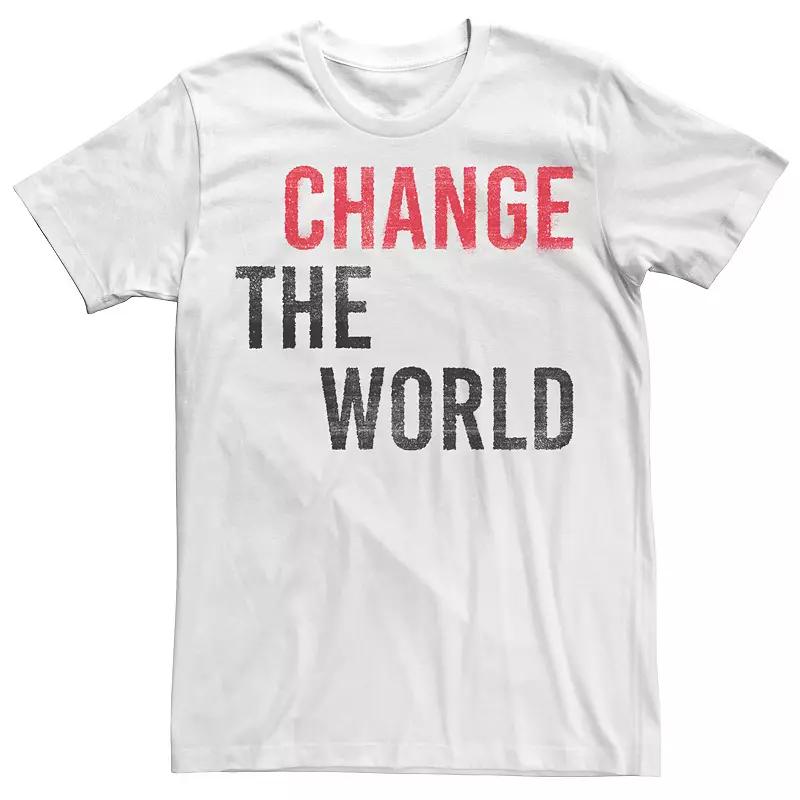 Men's Fifth Sun Change The World Bold Tees,  Product Image