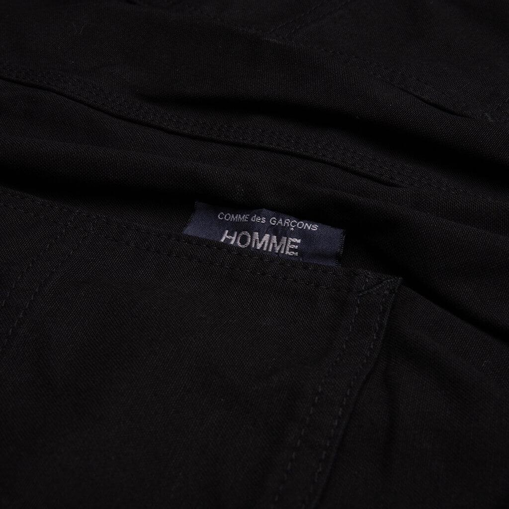 Elasticated Waist Utility Shorts - Black Male Product Image