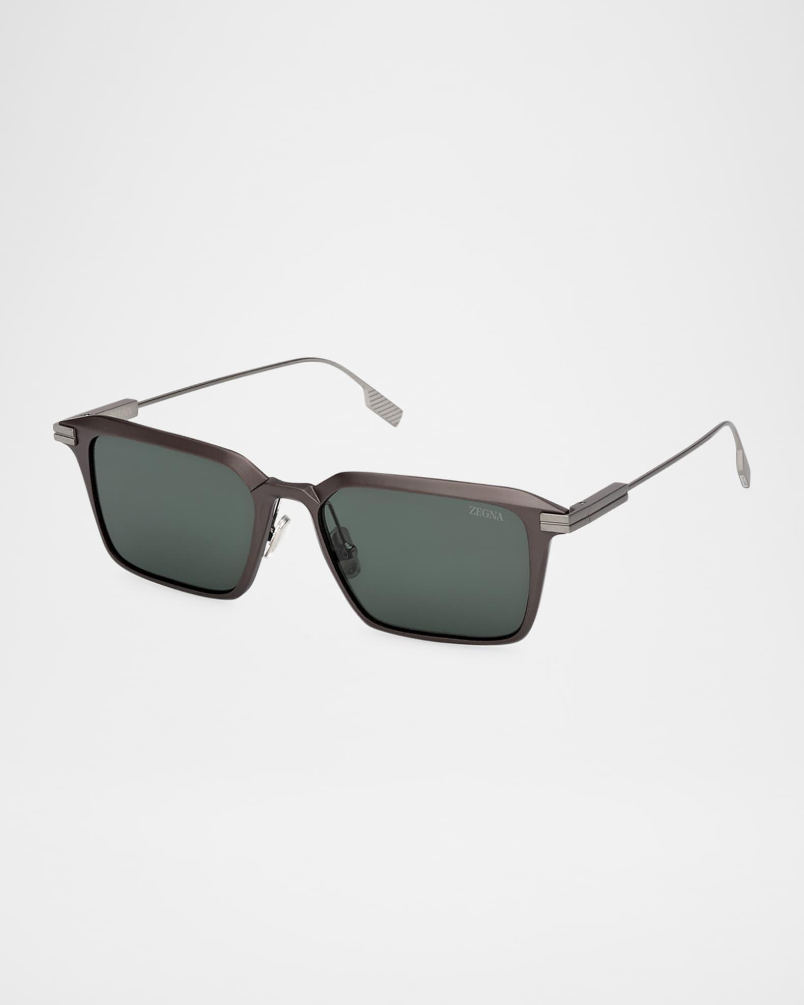 Mens Aluminum Square Sunglasses Product Image