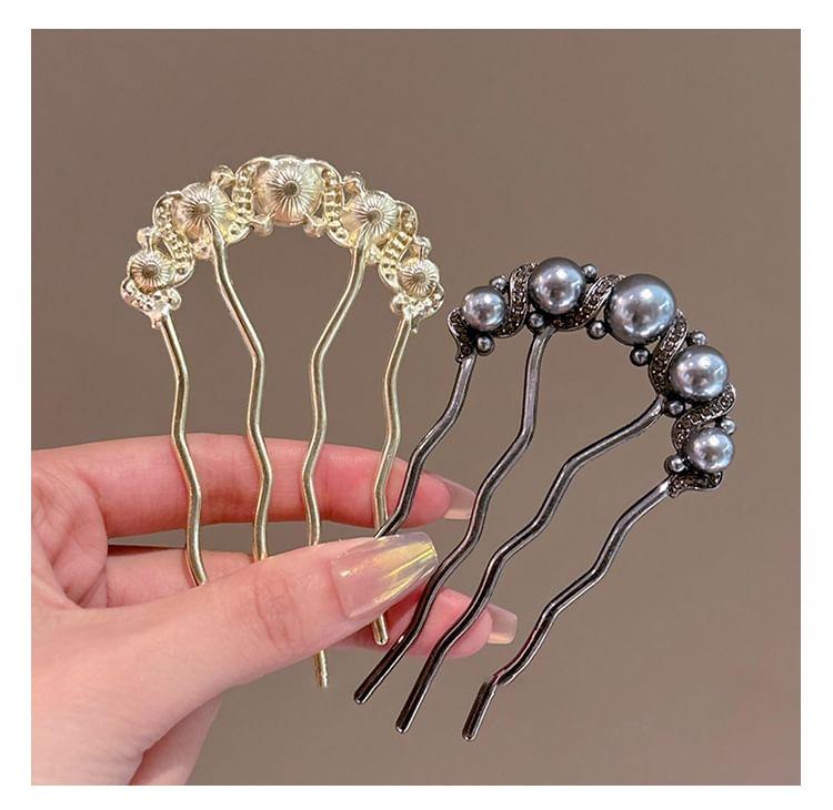 Faux Pearl Hair Fork Product Image