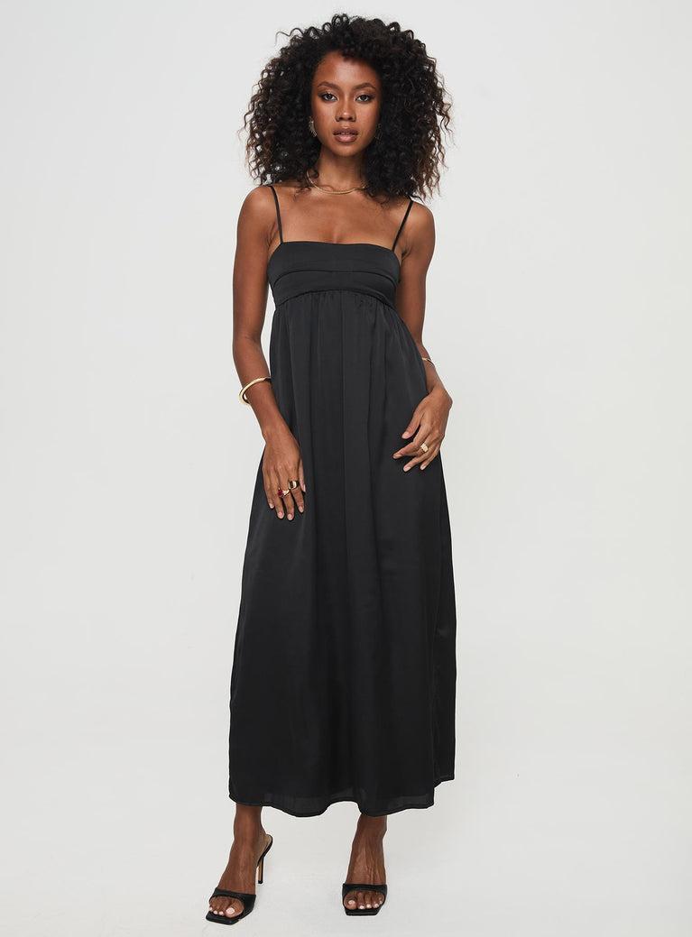 Ortega Maxi Dress Black Product Image