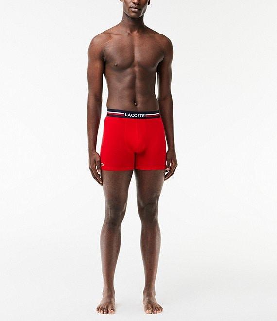 Lacoste French Flag 5#double; Inseam Boxer Briefs 3-Pack Product Image
