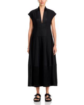 V Neck Bubble Dress Product Image