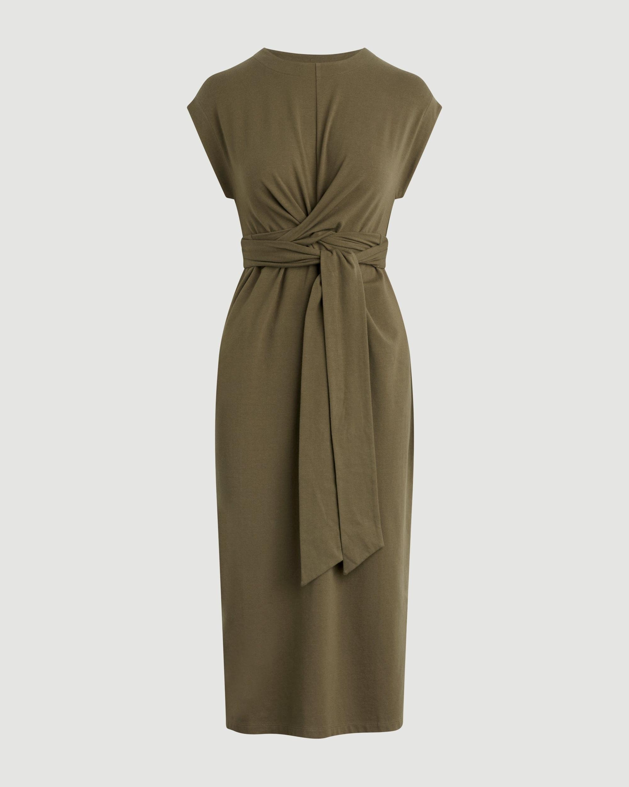 Fei Tie-Front Organic Cotton Dress Product Image