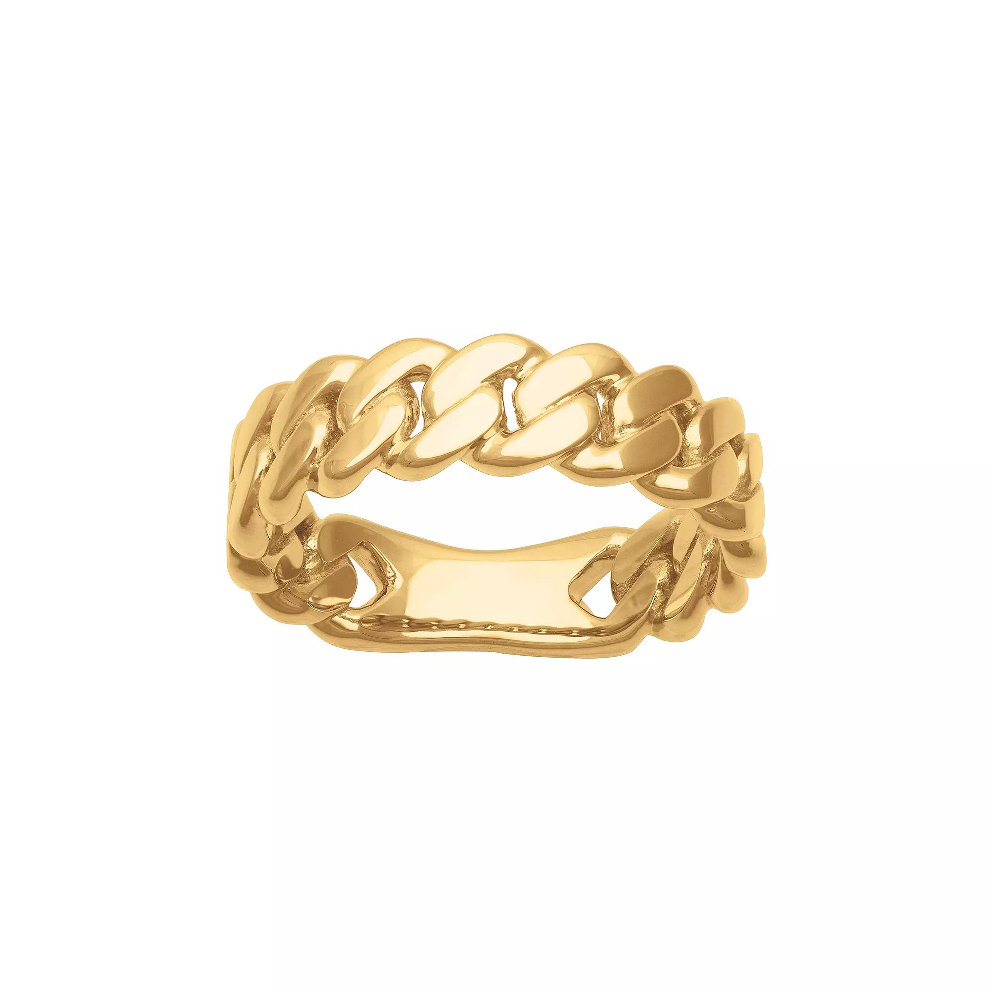 Men's AXL 10k Yellow Gold Link Band, Size: 11.50, 10k Gold Product Image