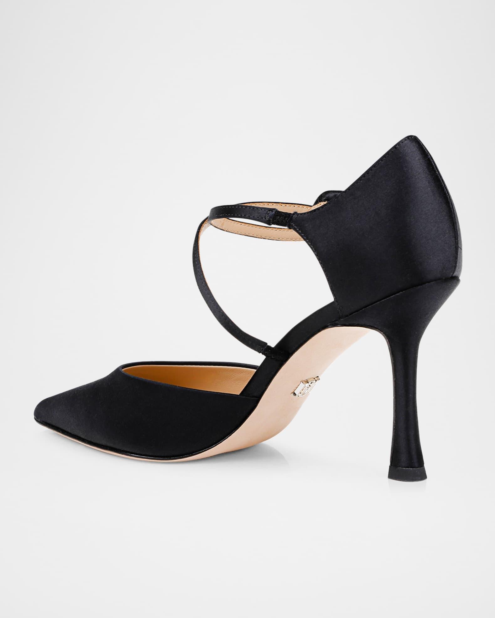 Jayden Satin Knotted Bow Pumps Product Image