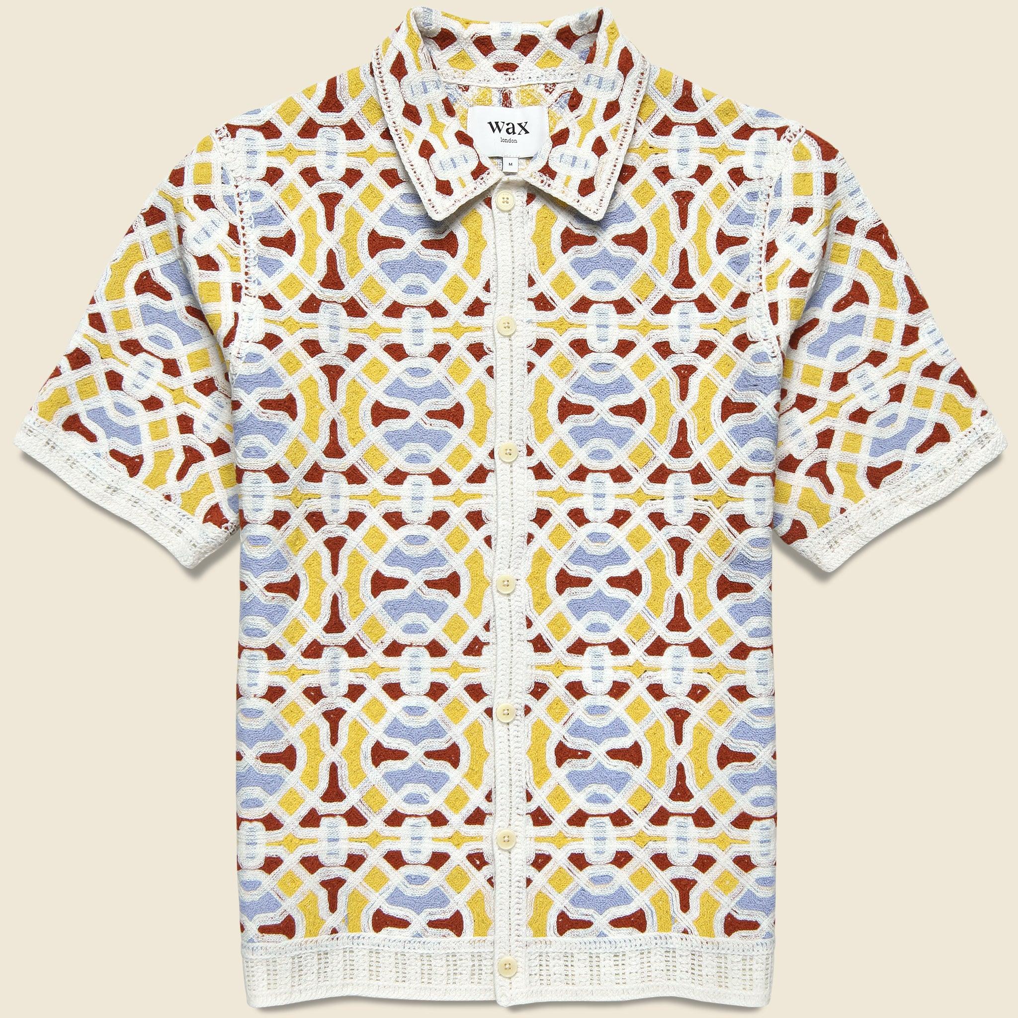 Dorset Crochet Shirt - Ecru Product Image