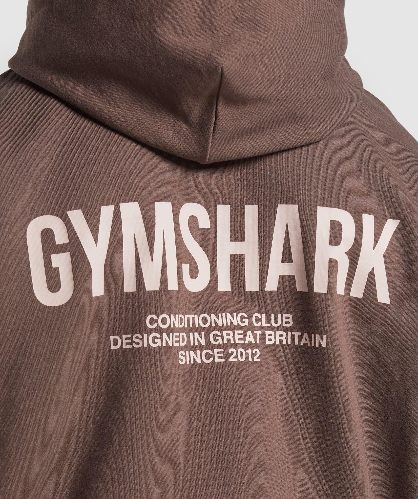 Gymshark Conditioning Club Hoodie - Walnut Brown Male Product Image