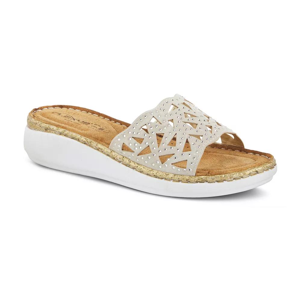 Flexus by Spring Step Windom Women's Rhinestone Slide Sandals,  Product Image