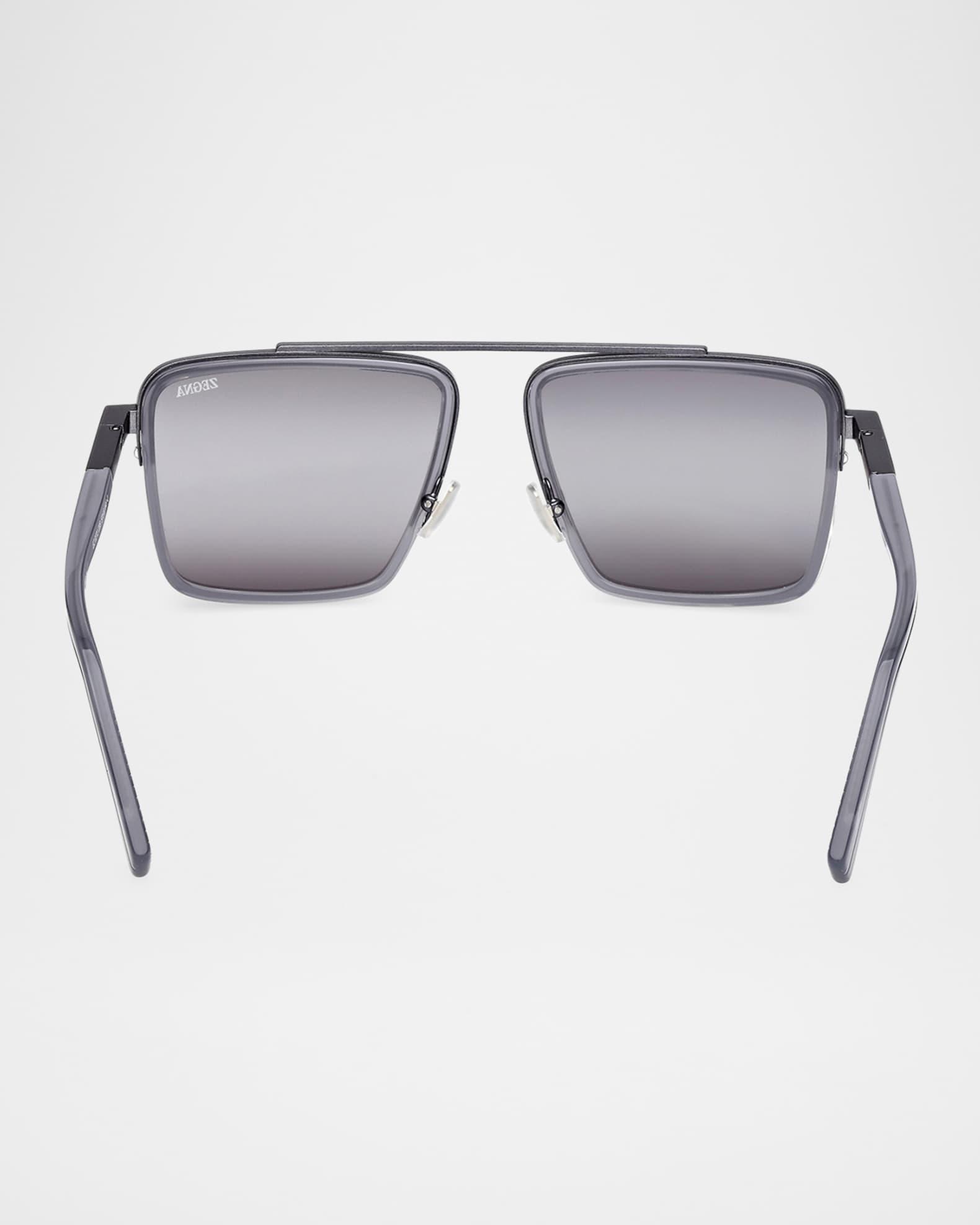 Mens Metal Aviator Sunglasses Product Image