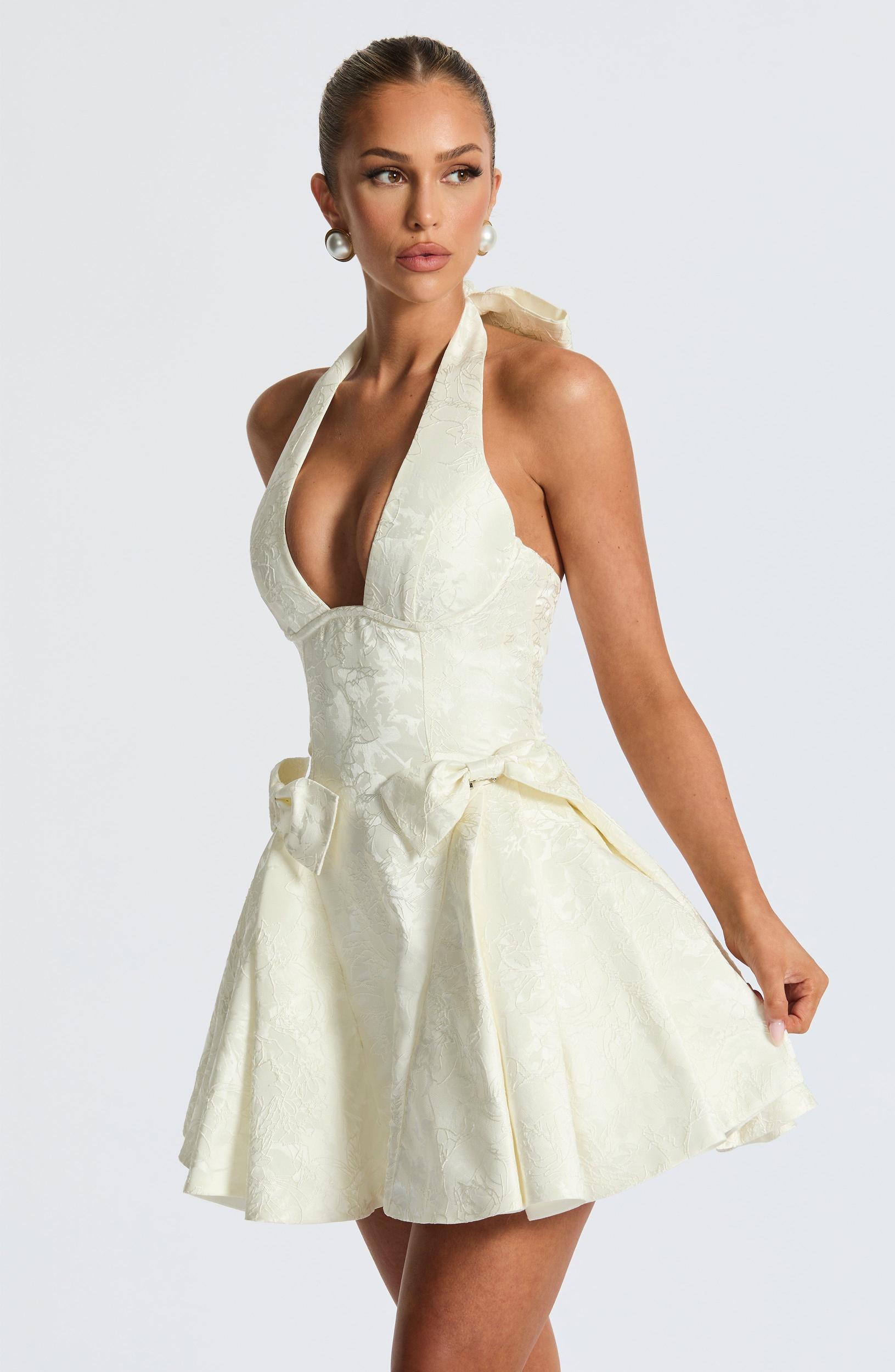 Jocelyn Mini Dress - Ivory Product Image