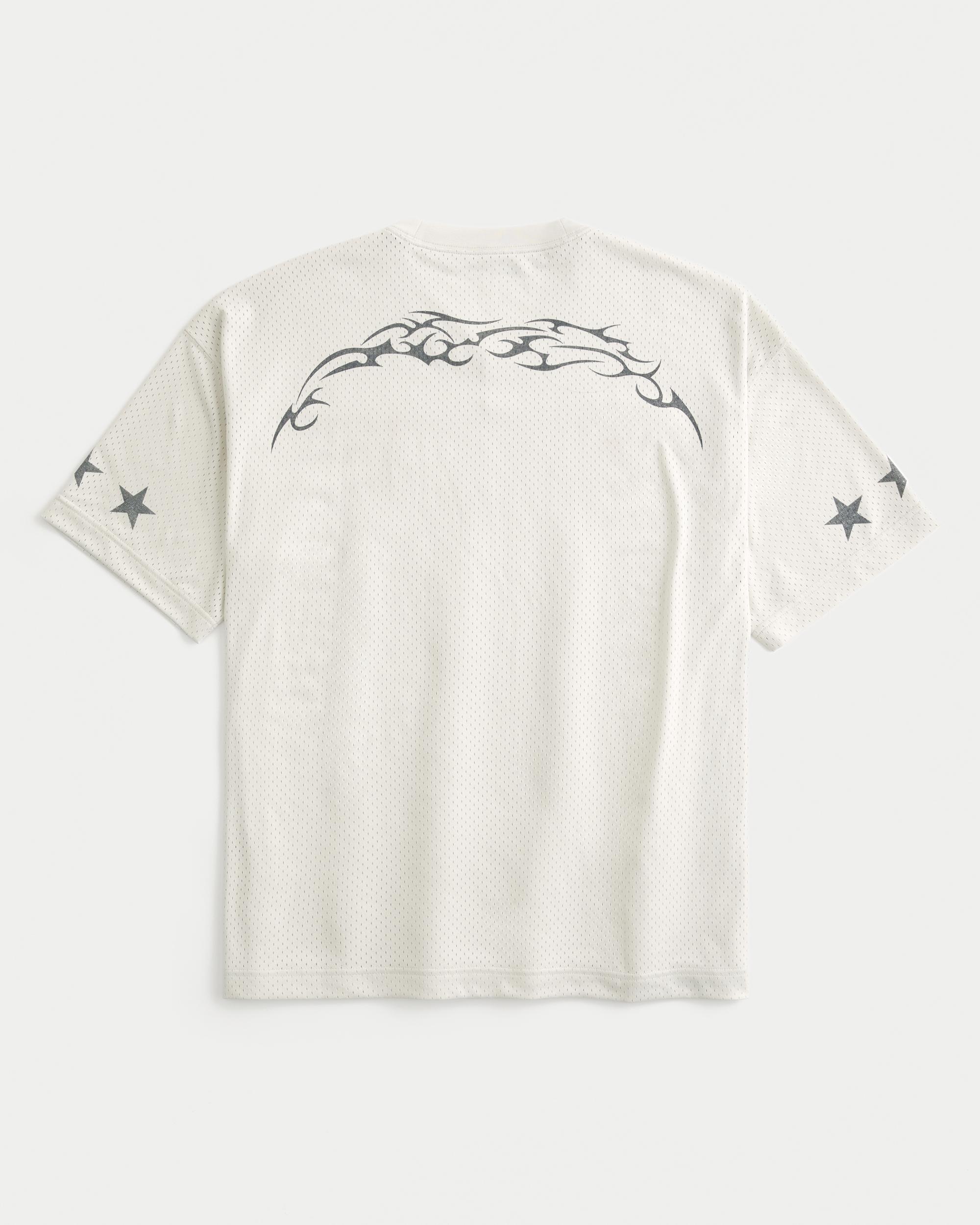 Baggy Hollywood Graphic Football Jersey Product Image