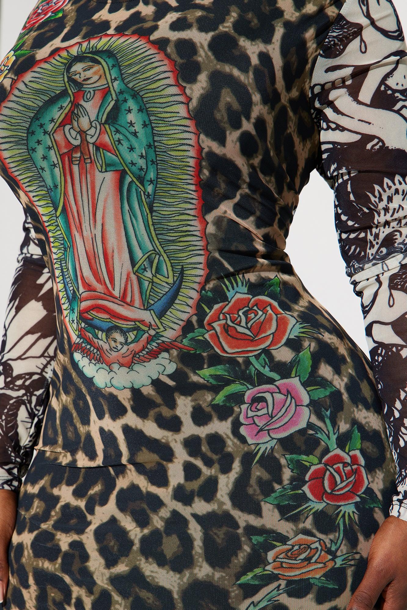 Ed Hardy Leopard Mini Dress - Leopard Product Image