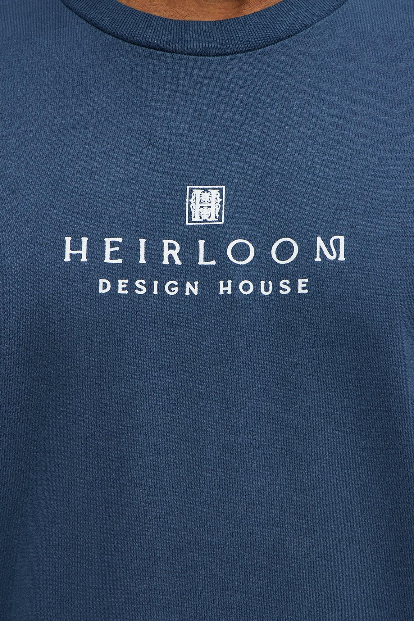 Heirloom Design House Short Sleeve Tee - Blue Male Product Image